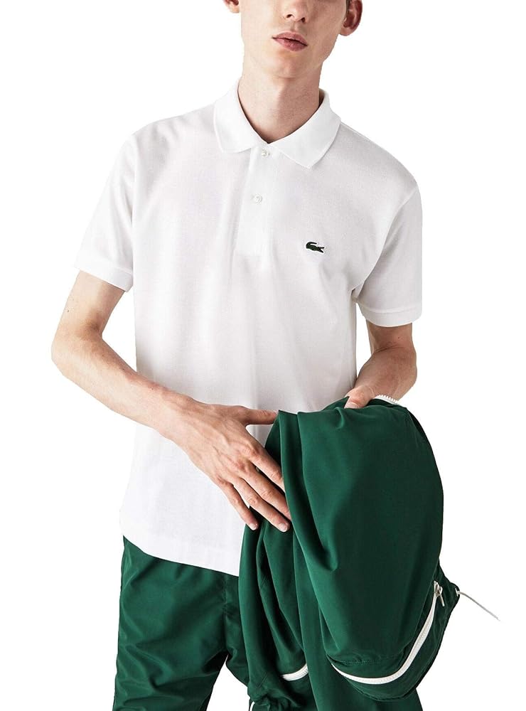 Amazon.co.jp: WHITE LACOSTE POLO L1212-001, Size 6